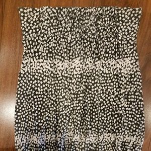 Free People Black & White Tube Top